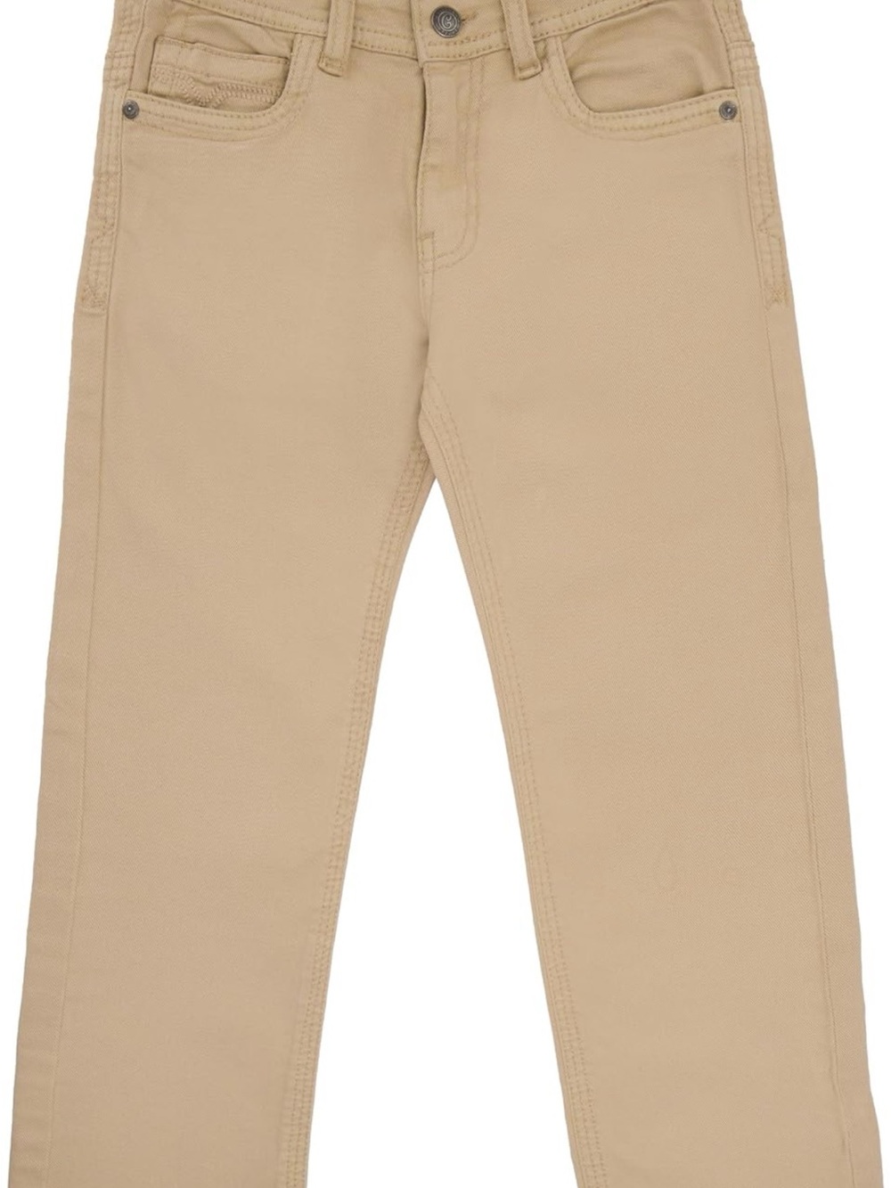 Kids Classic Khaki Jeans - Beige Casual Bottoms